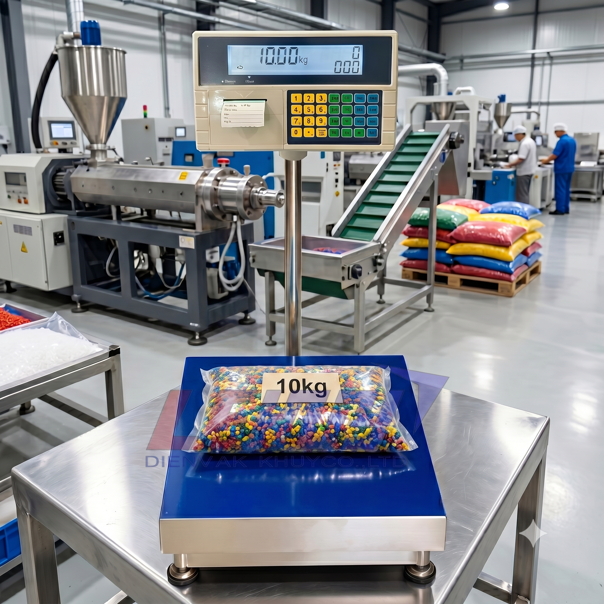 Cân điện tử in tem IND - PP 100kg