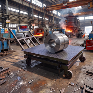 Cân sàn điện tử có bánh xe 500kg đến 3000kg