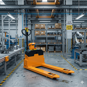 Xe nâng điện tích hợp cân điện tử cân tối đa 2000kg